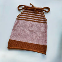 Load image into Gallery viewer, pattern - knotted tie dress and hat 104 (plus free pdf copy of little holiday dress)