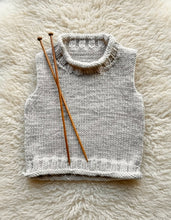 Load image into Gallery viewer, pattern - october rolled neck vest 124 pdf