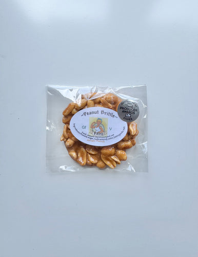 peanut brittle - retro round