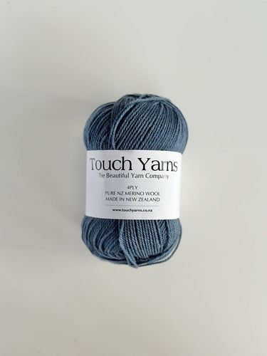 pure merino 4ply - denim - 405