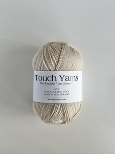 pure merino 4ply - oatmeal - 455