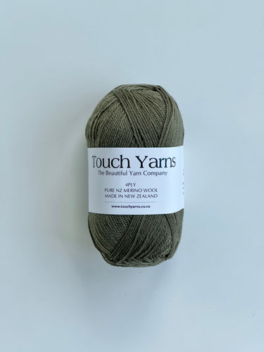 pure merino 4ply - olive - 469