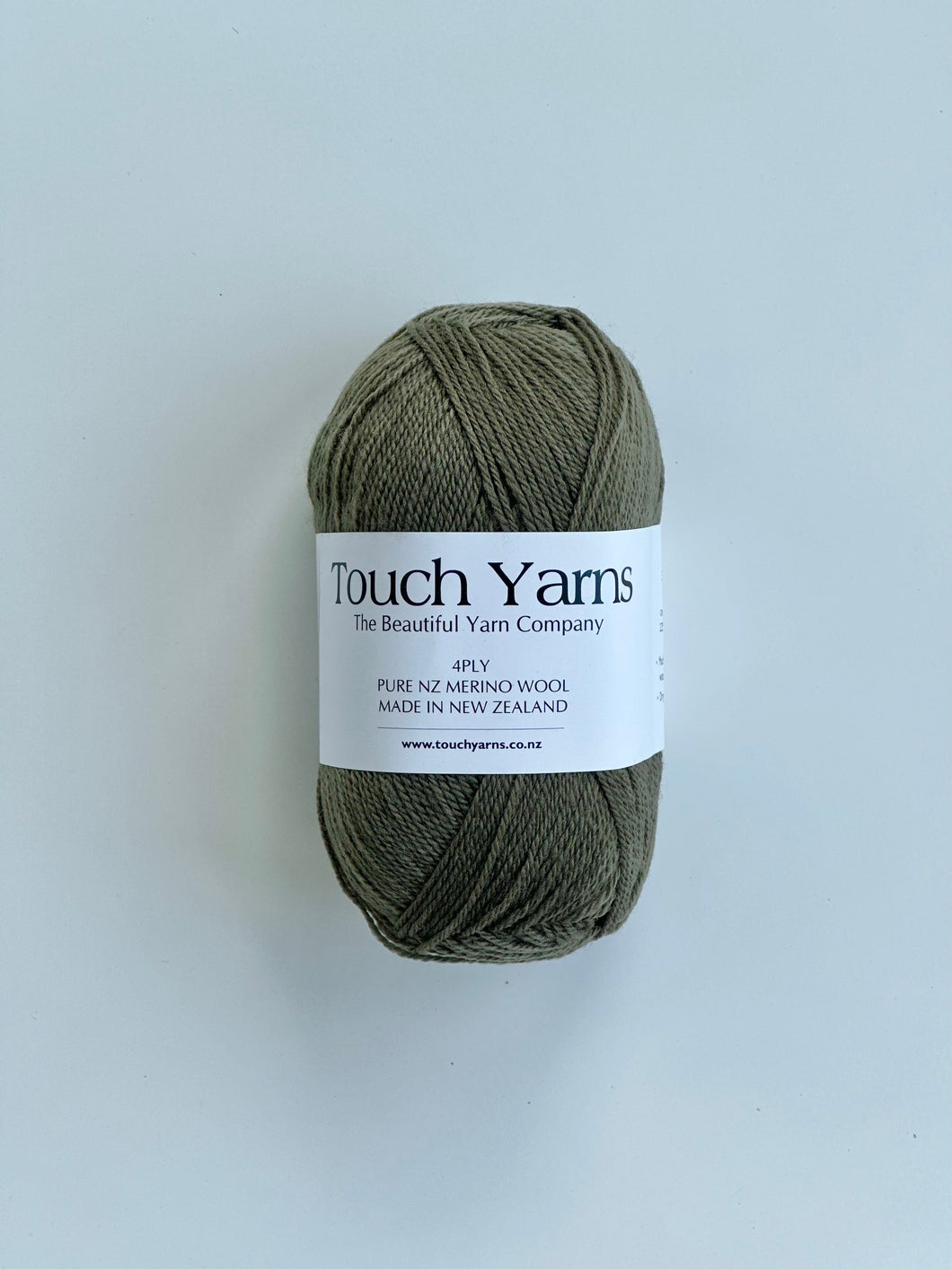 pure merino 4ply - olive - 469
