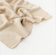 Load image into Gallery viewer, foxtrot home - pampas wool baby blanket