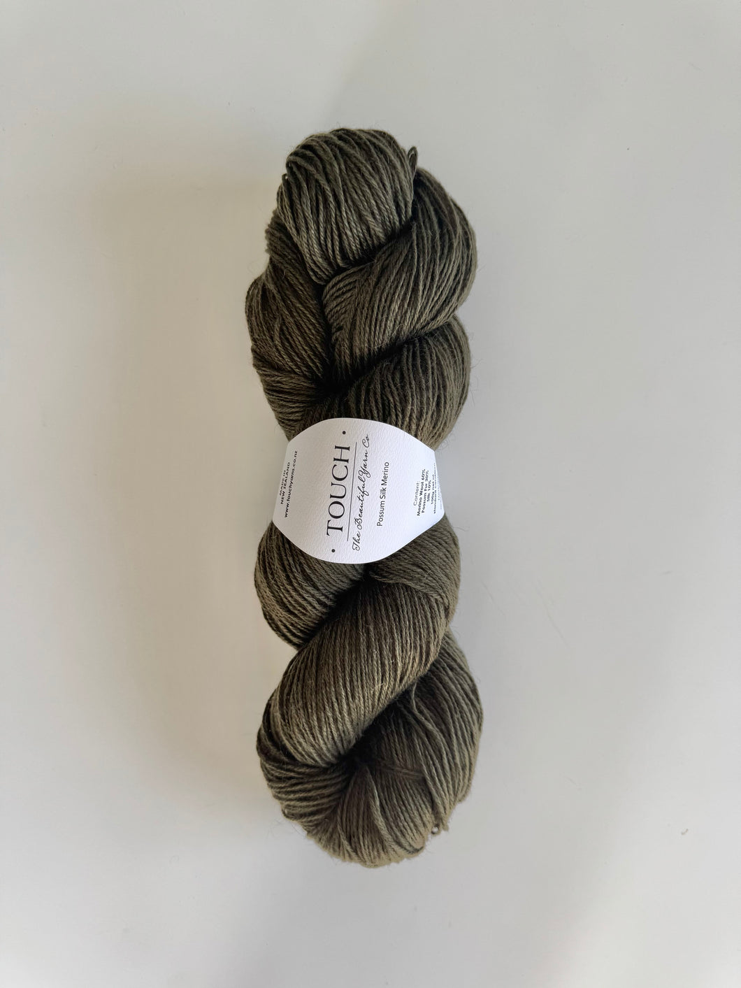 possum yarn olive