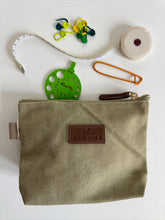 Load image into Gallery viewer, canvas accessory pouch