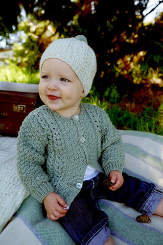 pattern - addison cardi and beanie bc71