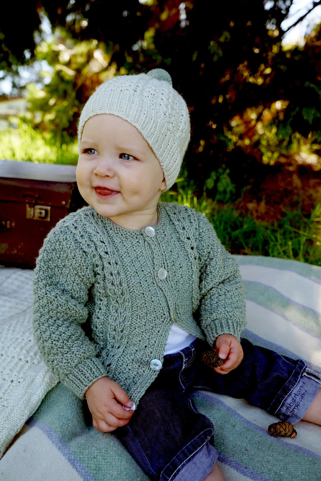 pattern - addison cardi and beanie bc71