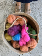 Load image into Gallery viewer, mohair 12ply hand dyed 50g - boysenberry