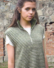Load image into Gallery viewer, pattern - zip collar vest 056 pdf
