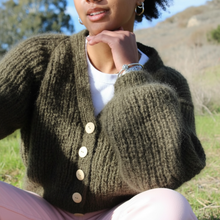 Load image into Gallery viewer, mohair 12ply olive