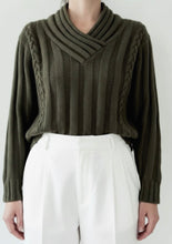 Load image into Gallery viewer, pattern - cabled possum jumper 023 pdf