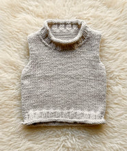 Load image into Gallery viewer, pattern - october rolled neck vest 124 pdf
