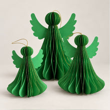 Load image into Gallery viewer, decoration - paper angel - green