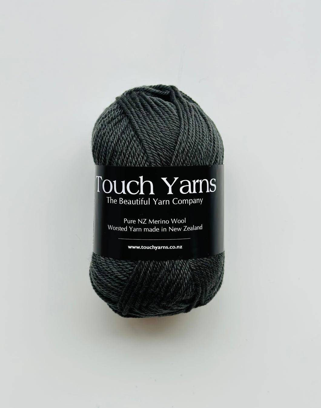 pure merino 8ply - charcoal - 821