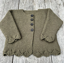 Load image into Gallery viewer, pattern - bobbie cardigan and hat 8ply