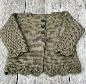 pattern - bobbie cardigan and hat 8ply