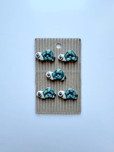 buttons - hand made turtles