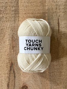 chunky yarn snow