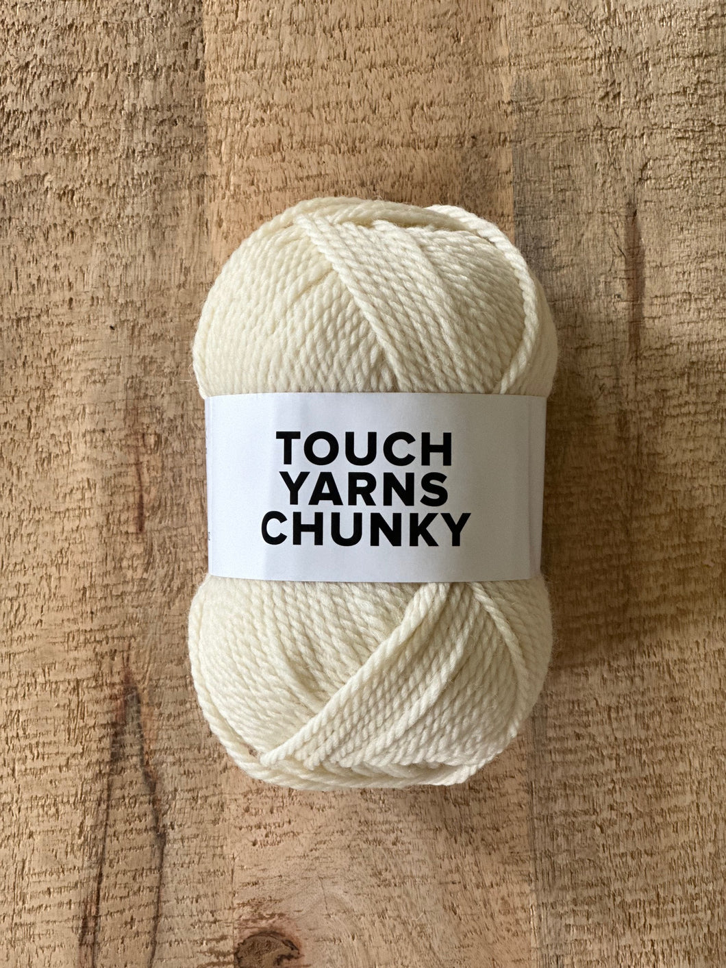 chunky yarn snow