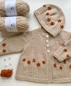 kit - garden party cardigan and hat