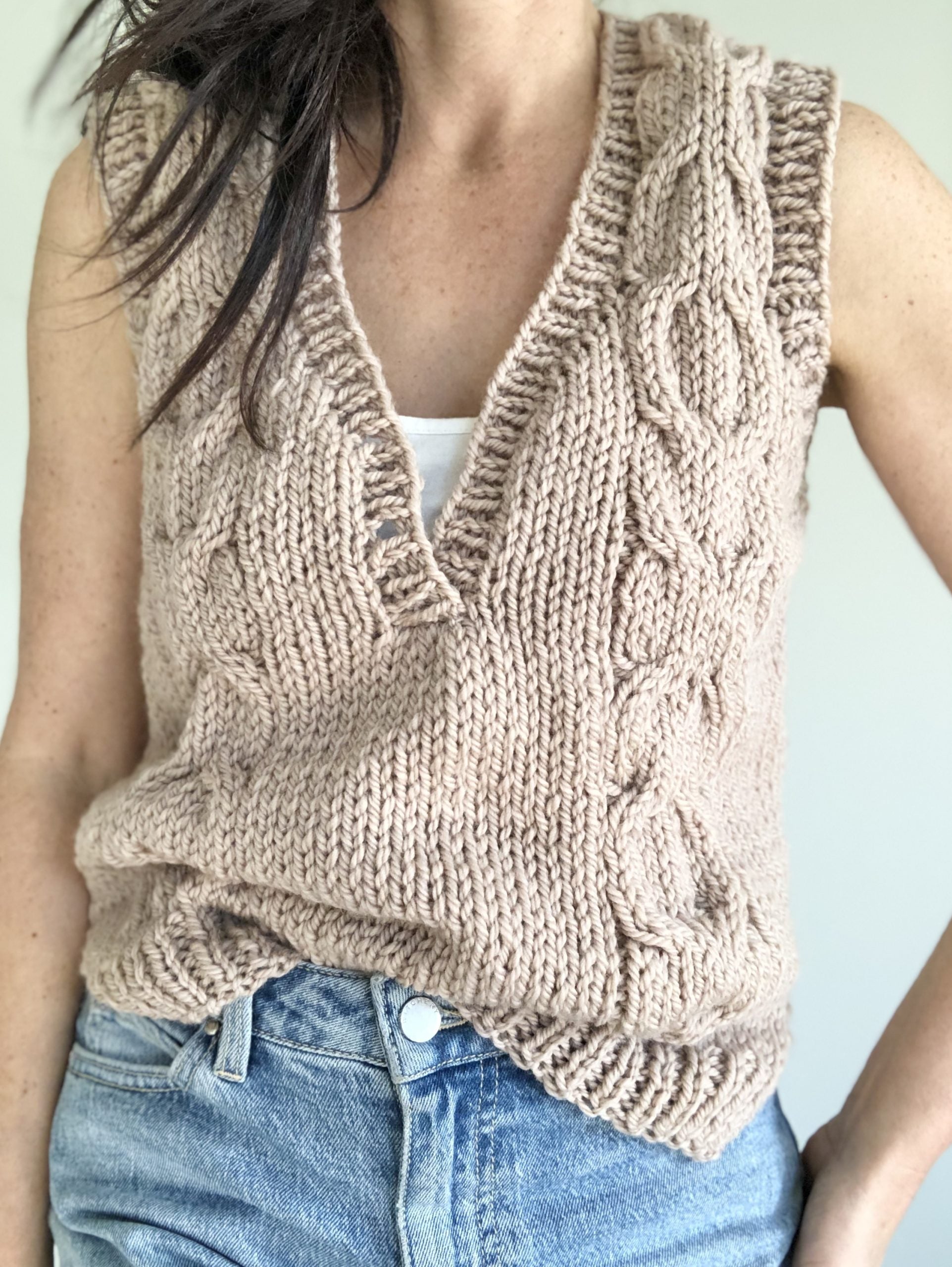 「完売品」eaphi U NECK LEAF PATTERN KNIT VEST pattern - ivy vest 063 pdf – Touch Home Store