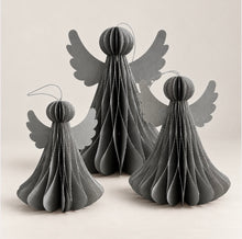 Load image into Gallery viewer, decoration - paper angel - silver