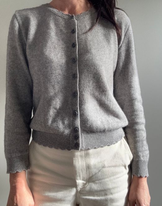 cosy cardy - noble wilde - grey marle