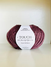 Load image into Gallery viewer, possum yarn eggplant