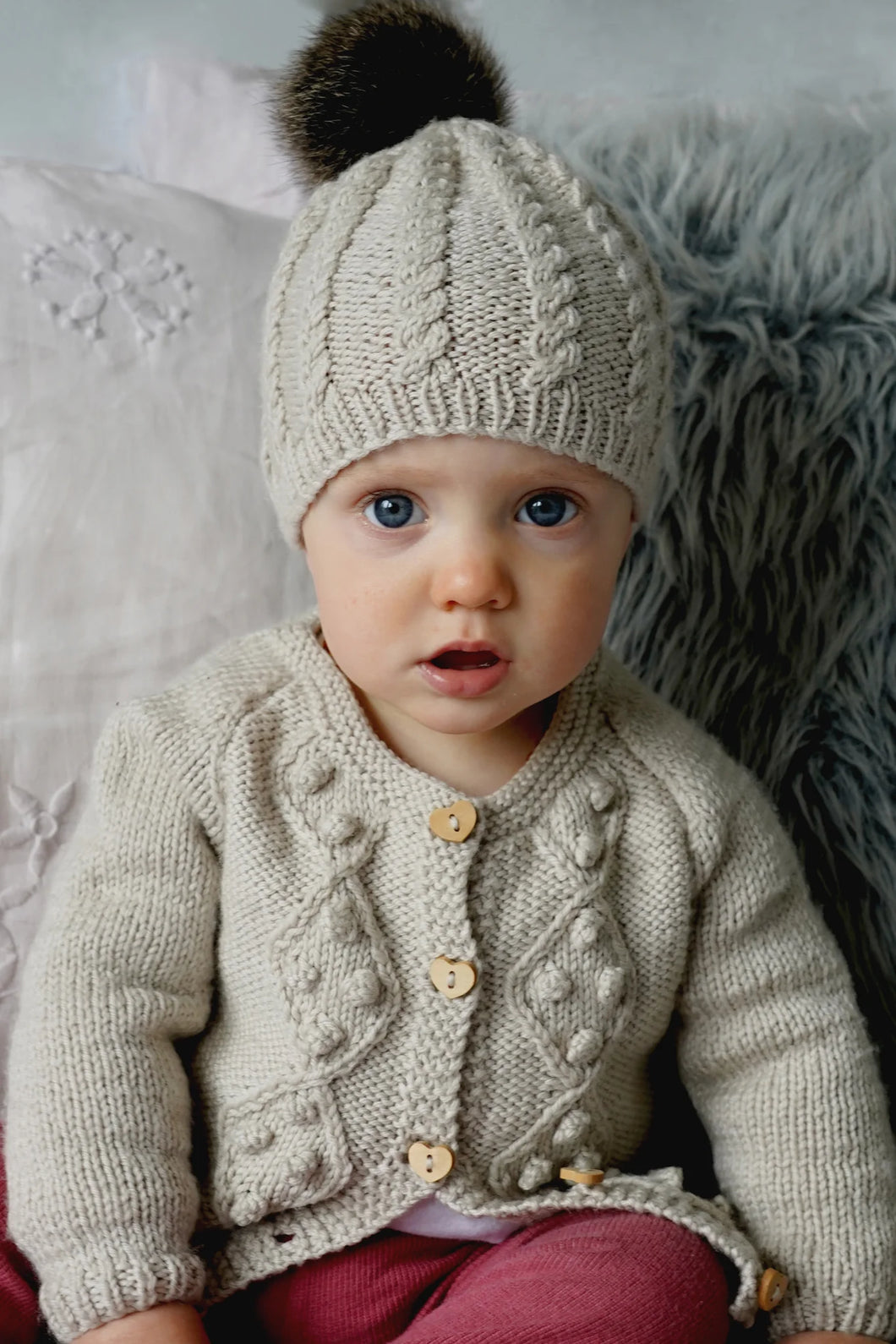 pattern - riley cardi and beanie bc98