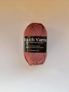 pure merino 8ply - vintage rose - 876