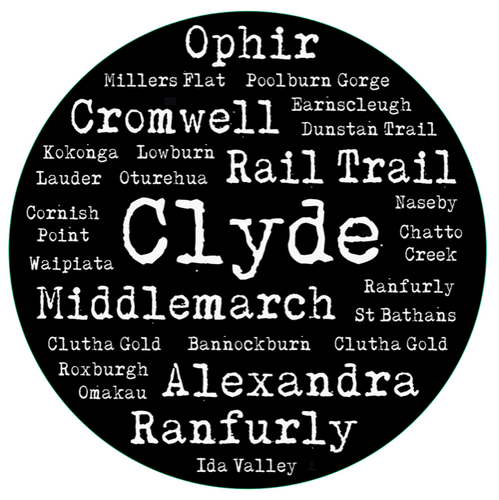 wall art clyde black circle adhesive